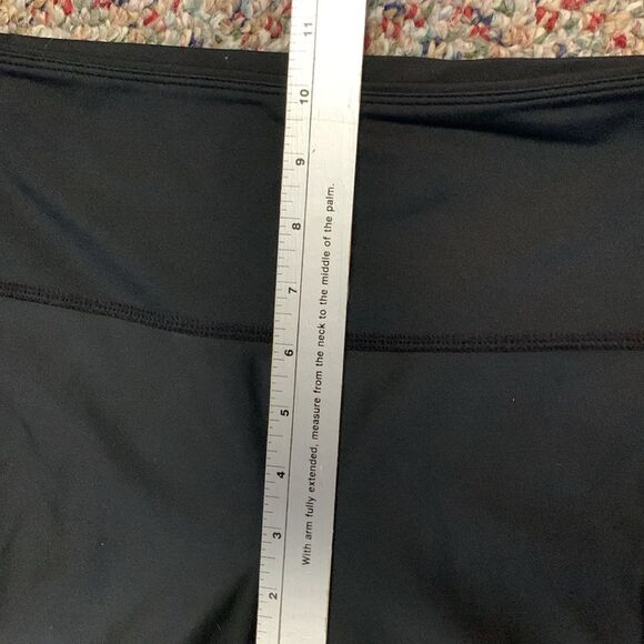 Zyia Light N Tight Black Peach Coffee Colorblock High Rise Ankle Legging Size M - Picture 8 of 10